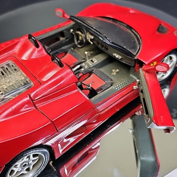 Bburago 1/18 Scale Diecast Ferrari F50 Hard Top 1995 Red Needs Detailing ITALY - Picture 9 of 16